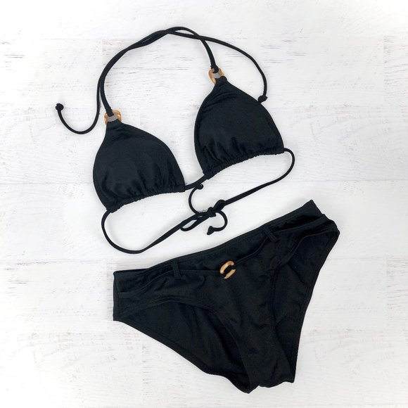 Ultra Violet Black Bikini Size Medium NWOT - Picture 2 of 4